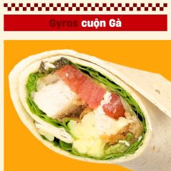 Gyros cuộn gà
