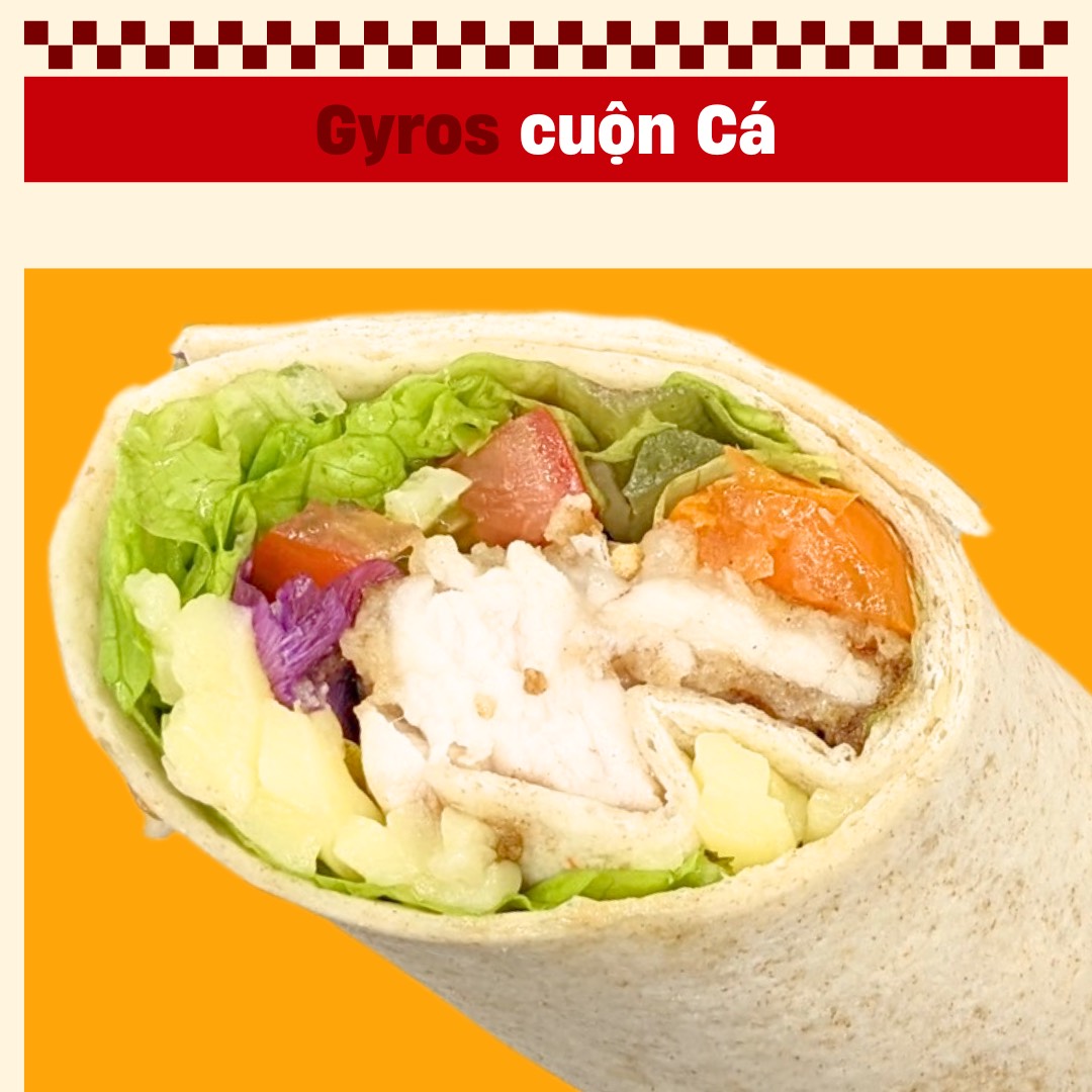 Gyros cuộn cá