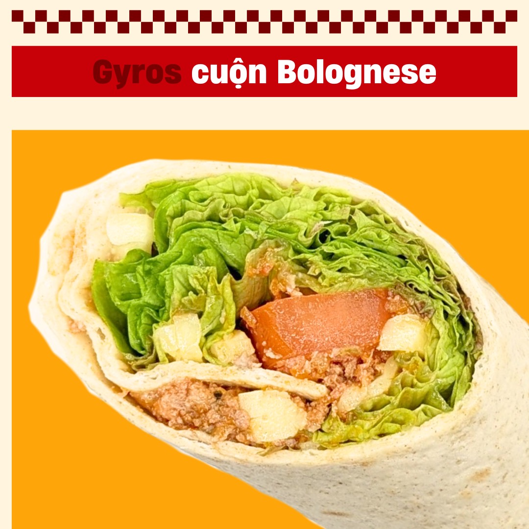 Cyros cuộn Bolognese